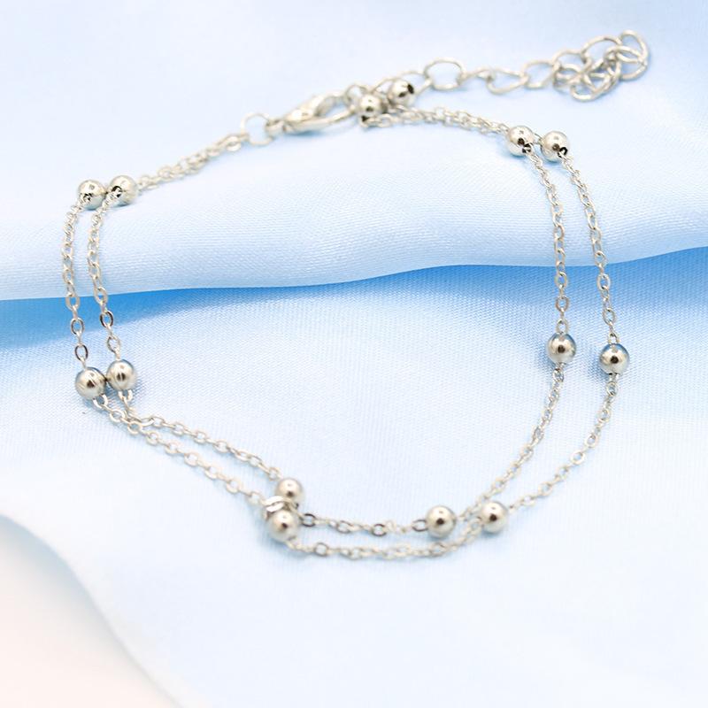 Fashion Ball Alloy Plating No Inlaid Women's Anklet - view 2