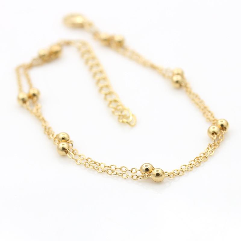 Fashion Ball Alloy Plating No Inlaid Women's Anklet - view 5