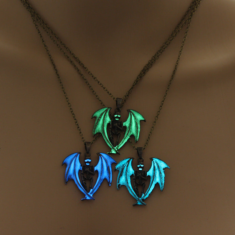 Fashion Printing Alloy Plating Halloween Men'S Necklace - view 2