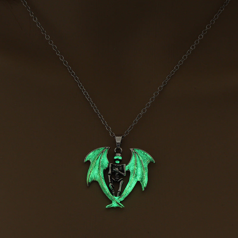 Fashion Printing Alloy Plating Halloween Men'S Necklace - view 3