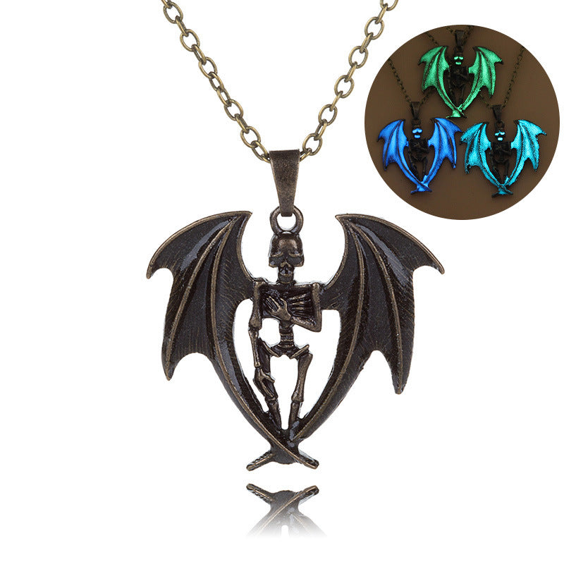 Fashion Printing Alloy Plating Halloween Men'S Necklace - view 5