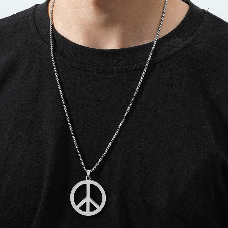 Fashion Stainless Steel Plating Men's Necklace - view 4