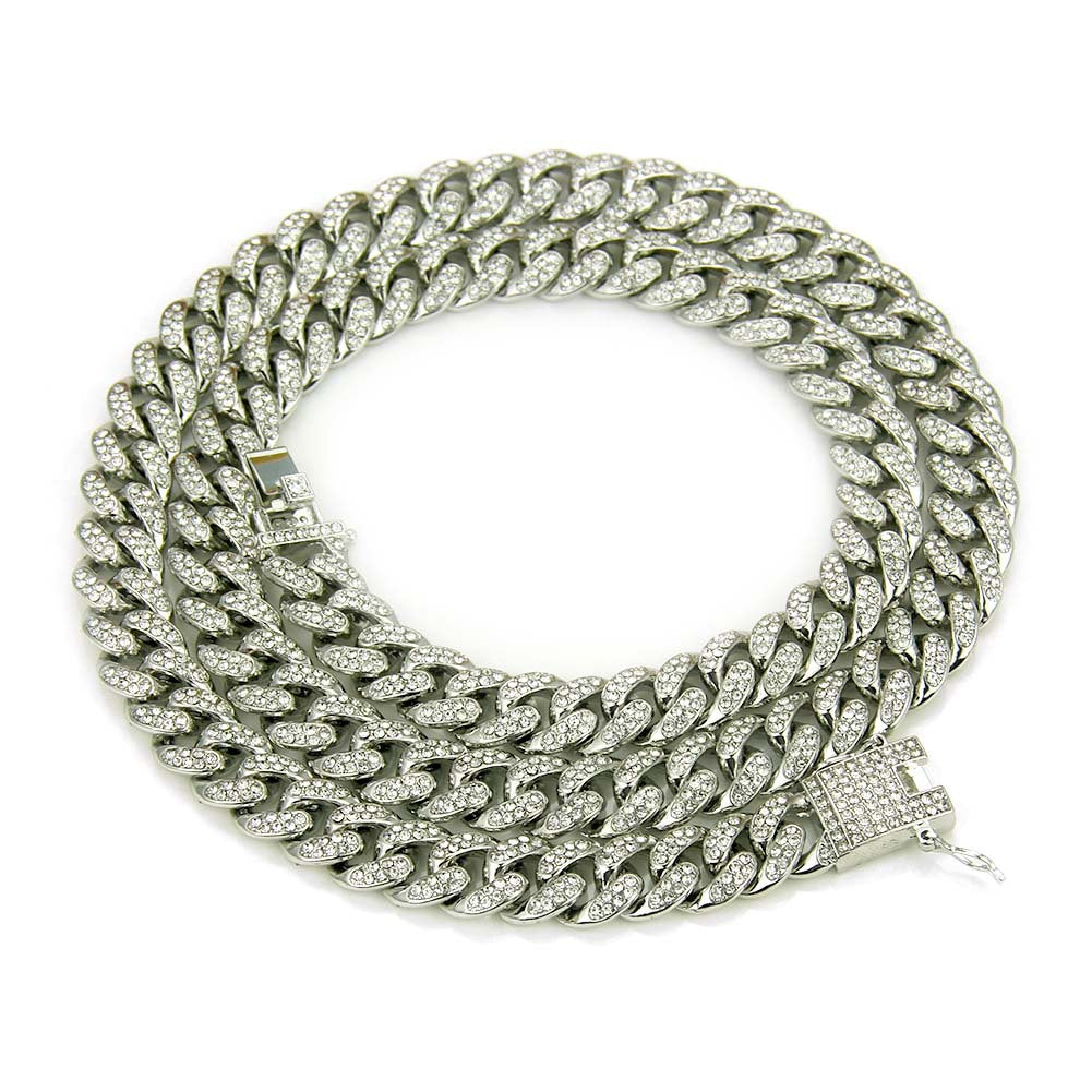 Fashion Alloy Diamond Men'S Necklace Men Chain Necklaces - view 2