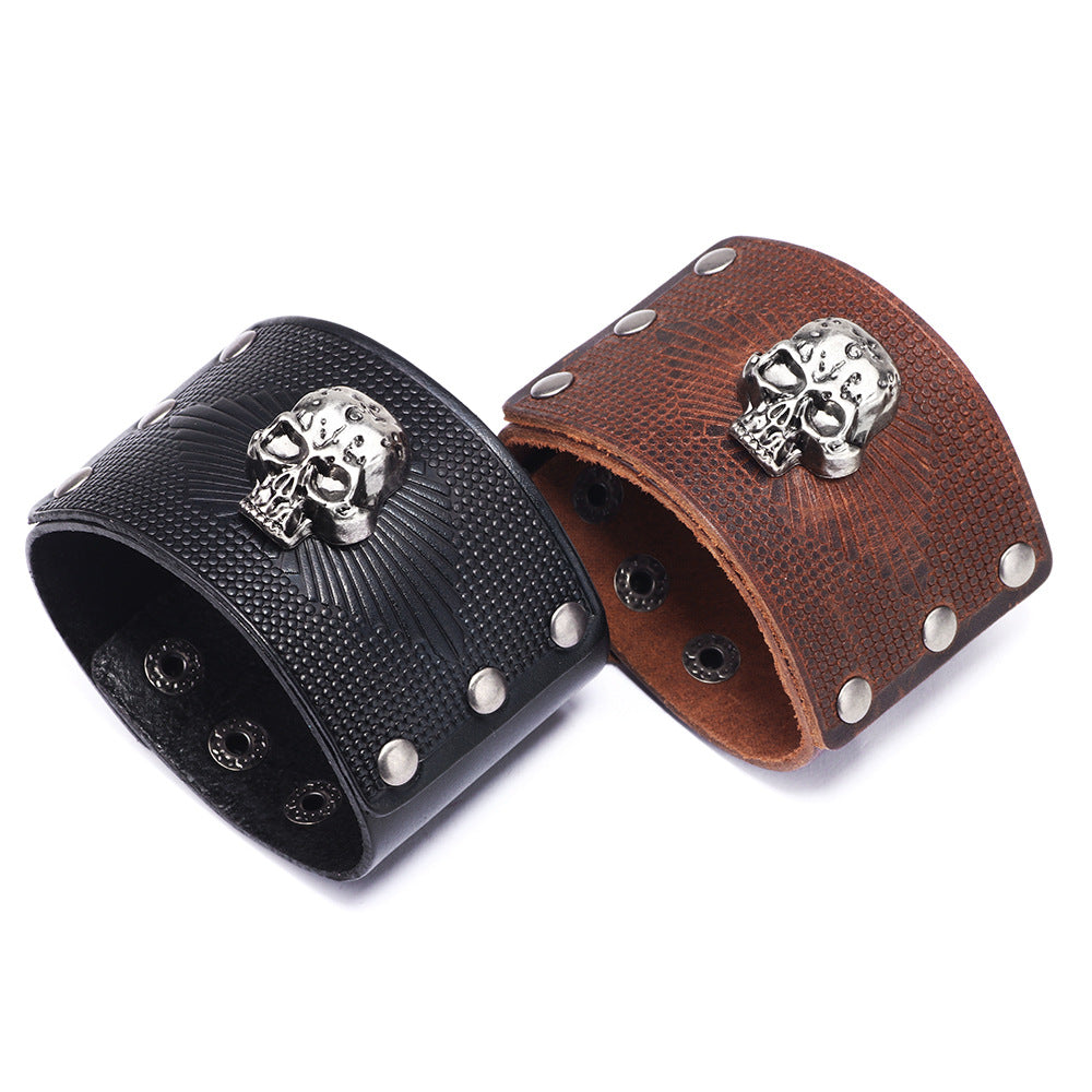 Fashion Skull No Inlaid Men'S Bracelets - view 2