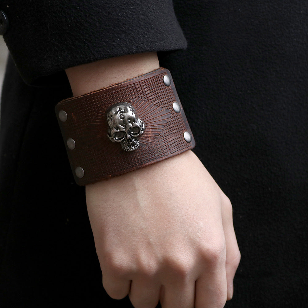 Fashion Skull No Inlaid Men'S Bracelets - view 3