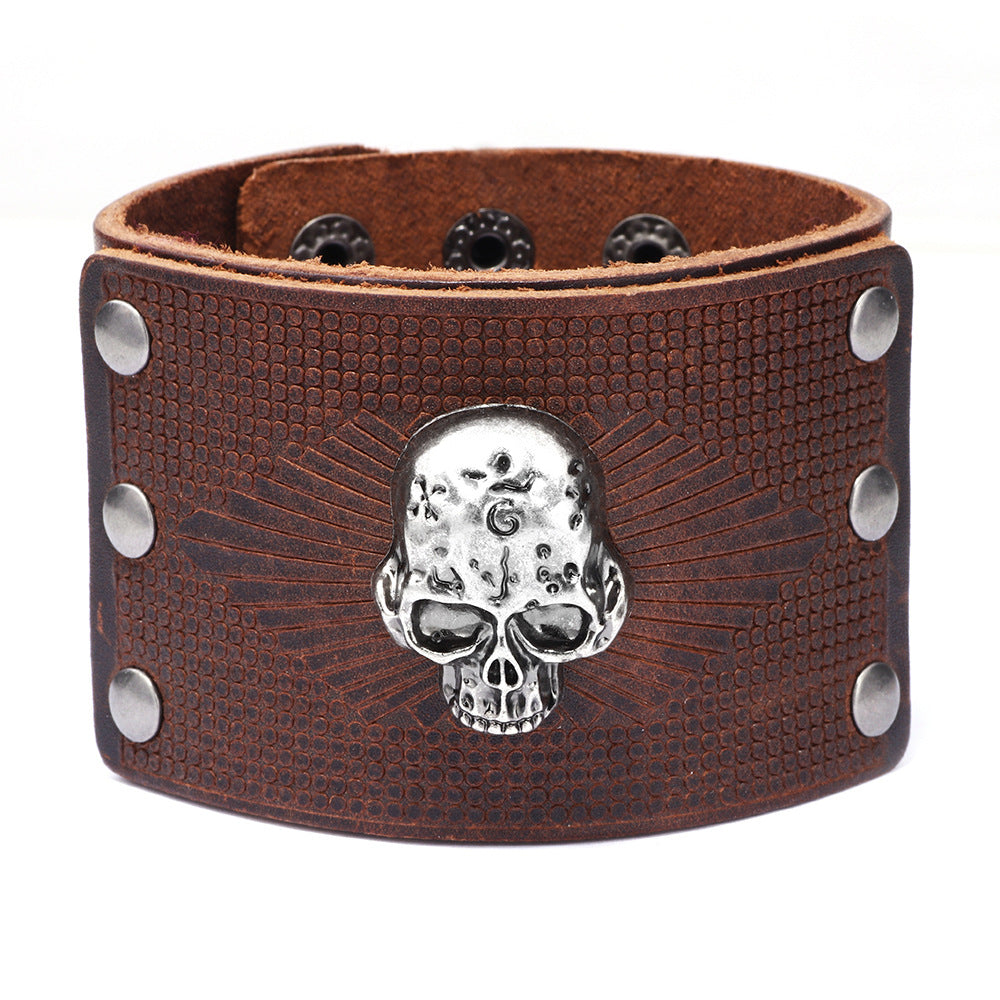 Fashion Skull No Inlaid Men'S Bracelets - view 4