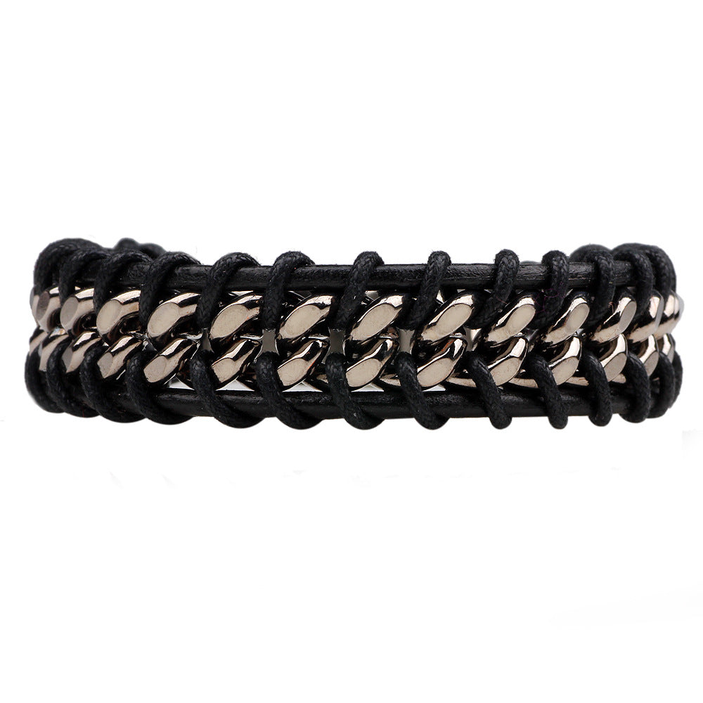 Heart Men's Bracelets Men Cord & Leather Bracelets - view 2