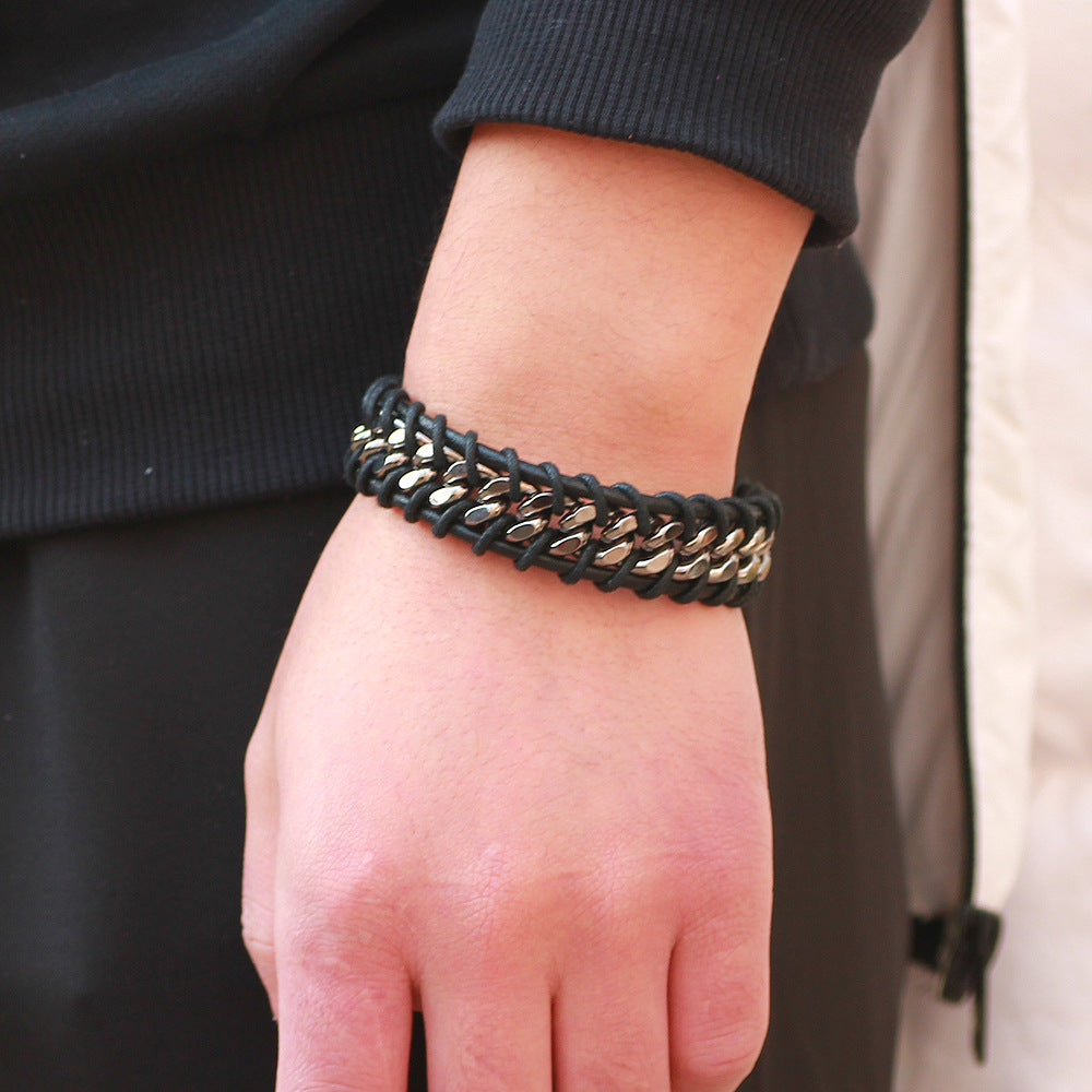 Heart Men's Bracelets Men Cord & Leather Bracelets - view 3