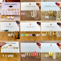 Unisex Fashion Geometric Butterfly Alloy Artificial Pearls Earrings Drop Earrings - front view