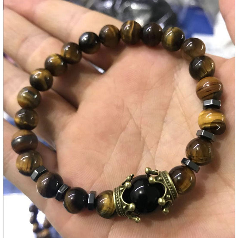 Retro Crown Beaded Men'S Bracelets Men Beaded Bracelets - view 5