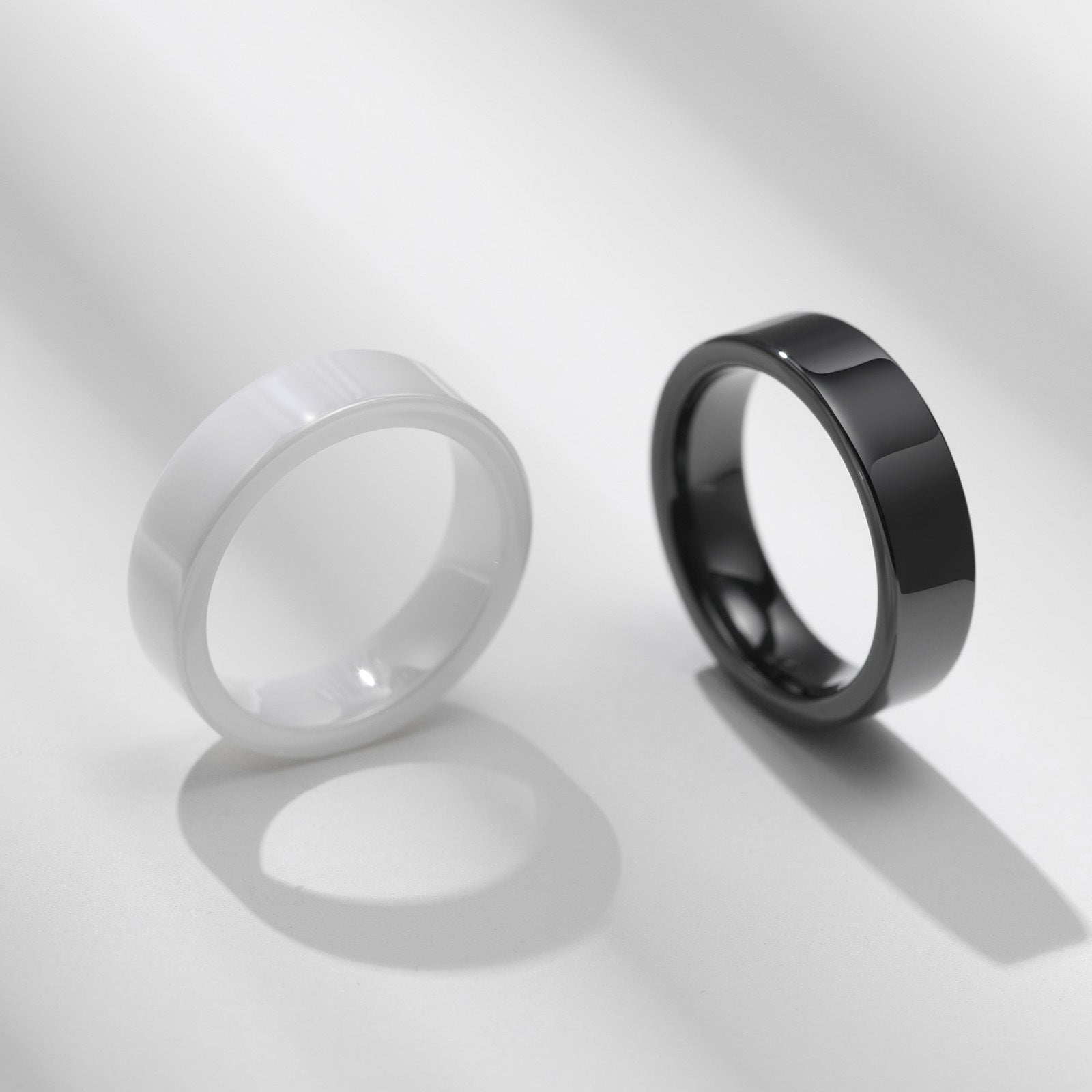 Simple Style Geometric Ceramics Men's Rings - view 5