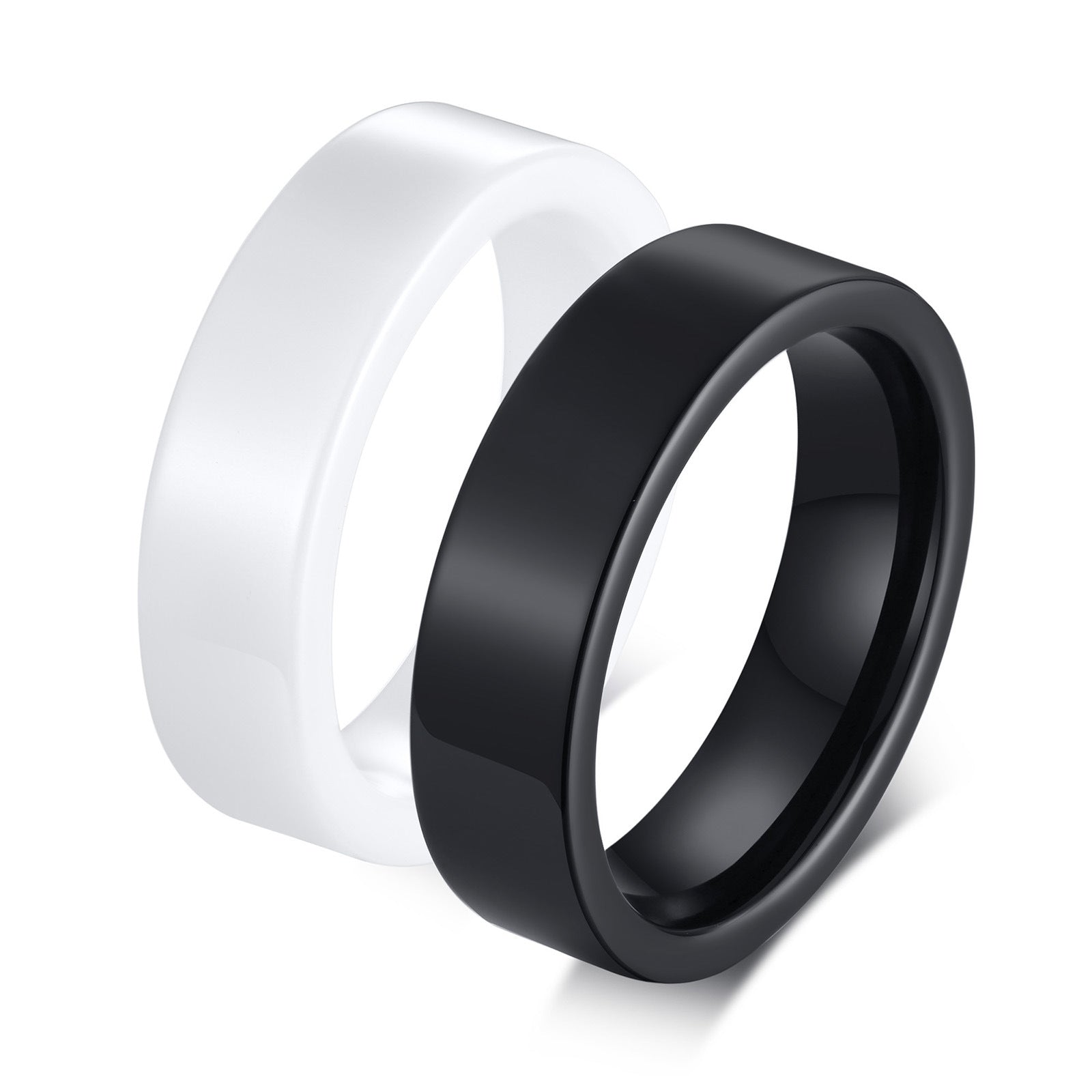 Simple Style Geometric Ceramics Men's Rings - view 2