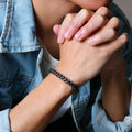 Fashion Geometric Stainless Steel Plating Men'S Bracelets - front view