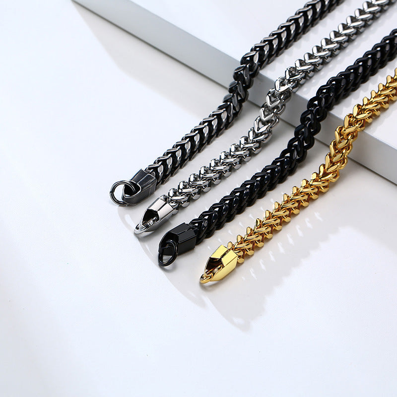 Fashion Geometric Stainless Steel Plating Men'S Bracelets - view 3