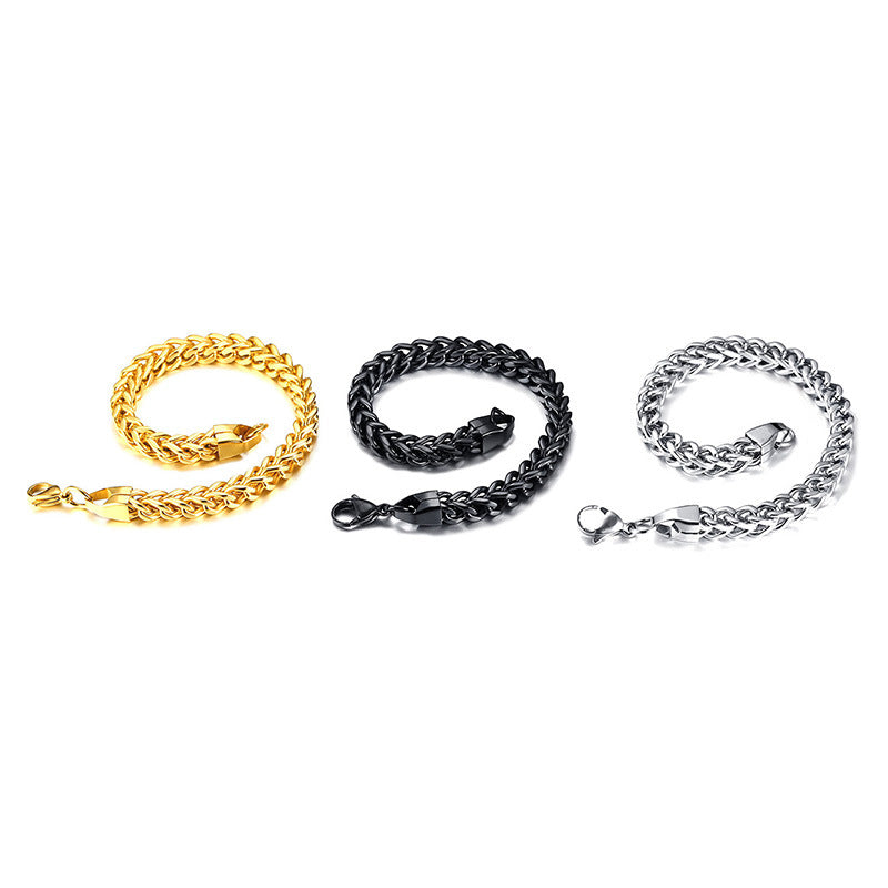 Fashion Geometric Stainless Steel Plating Men'S Bracelets - view 6