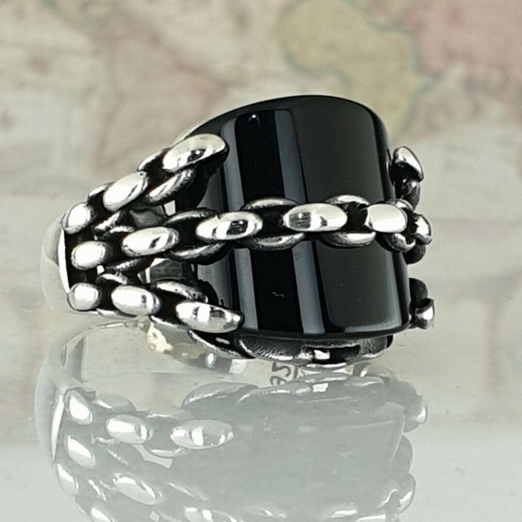 Fashion Geometric Alloy Plating Zircon Men's Rings - view 2