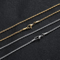 Fashion Geometric Stainless Steel Men's Necklace - front view