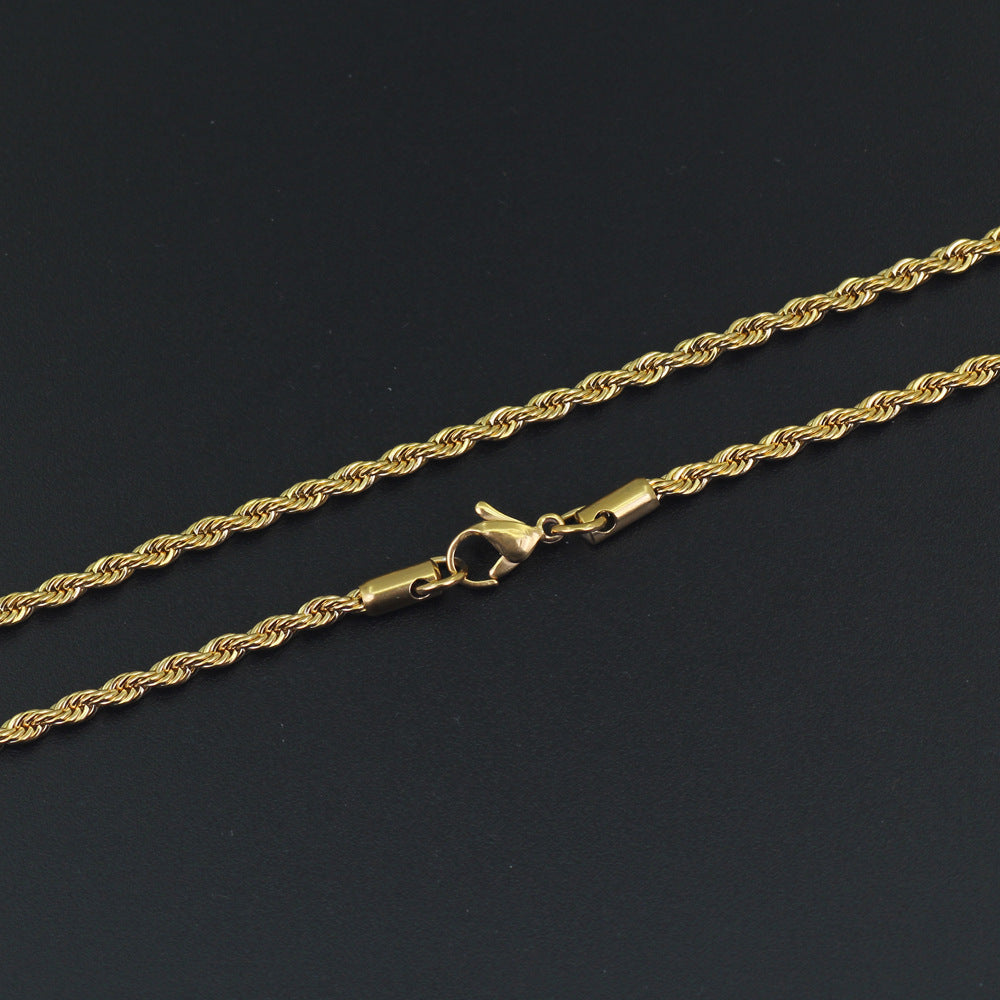 Fashion Geometric Stainless Steel Men's Necklace - view 5