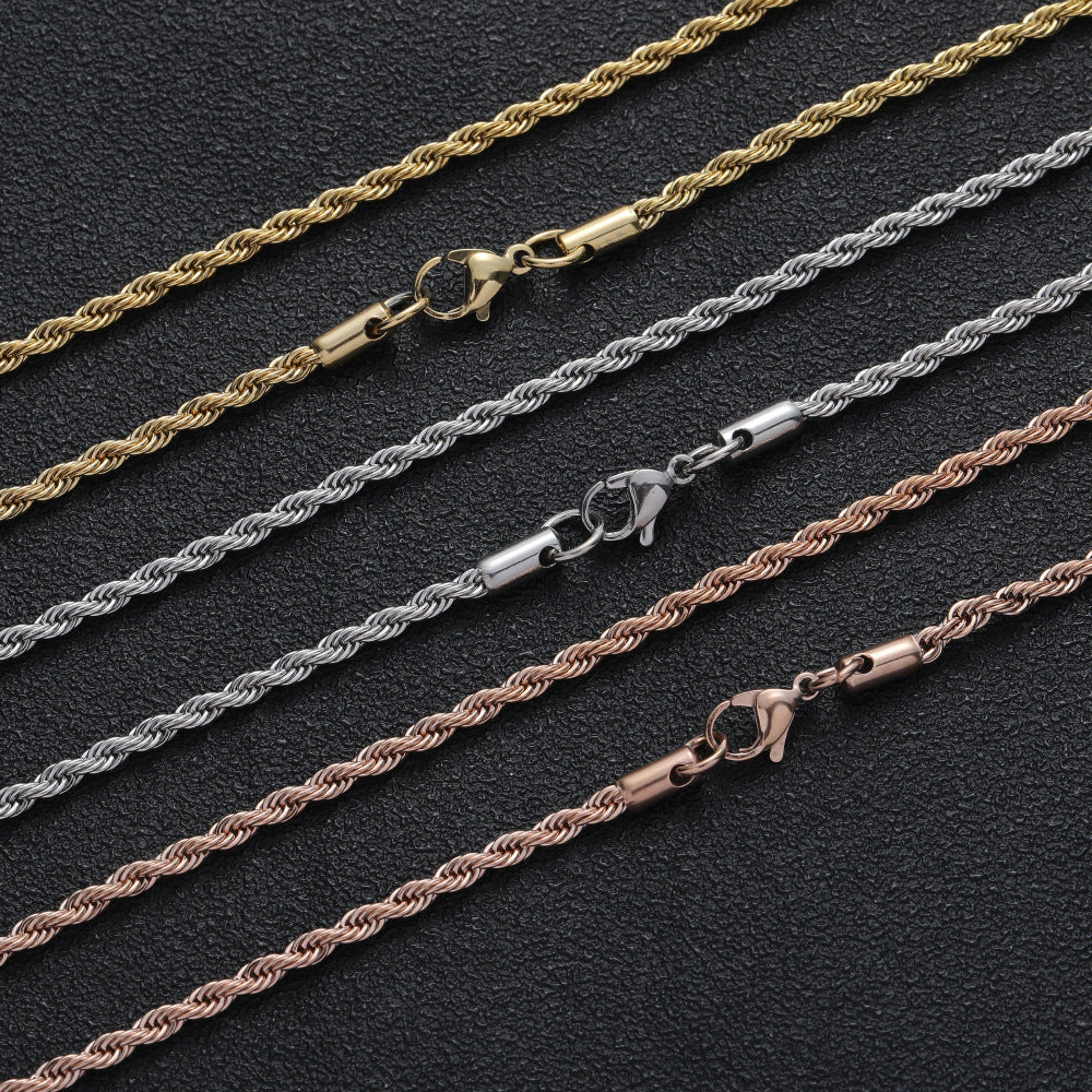 Fashion Geometric Stainless Steel Men's Necklace - view 4
