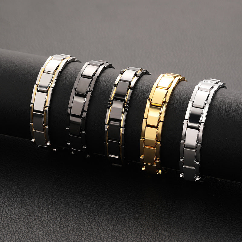 Fashion Geometric Metal Men'S Bracelets Men's Chain Bracelets - front view