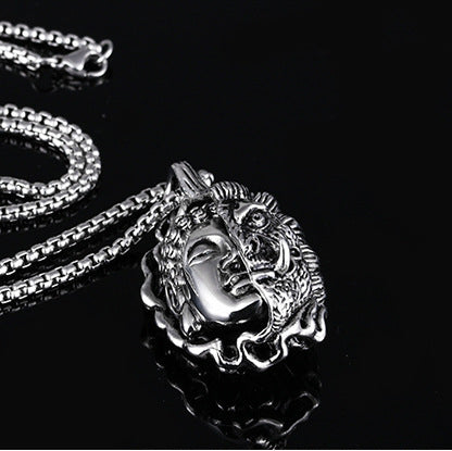 Punk Geometric Alloy Plating Men's Necklace - view 5