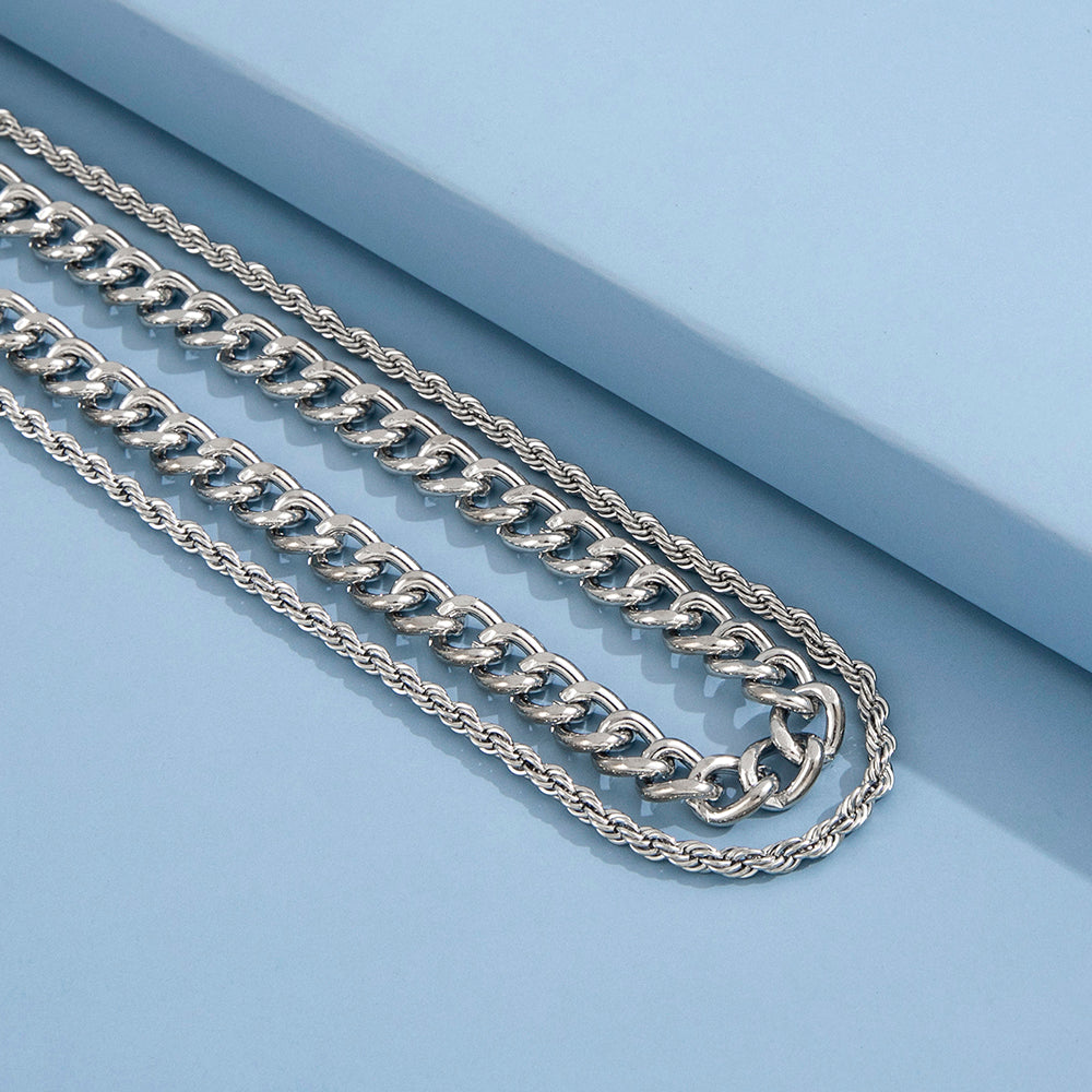 Punk Geometric Iron Plating Men'S Necklace - view 5