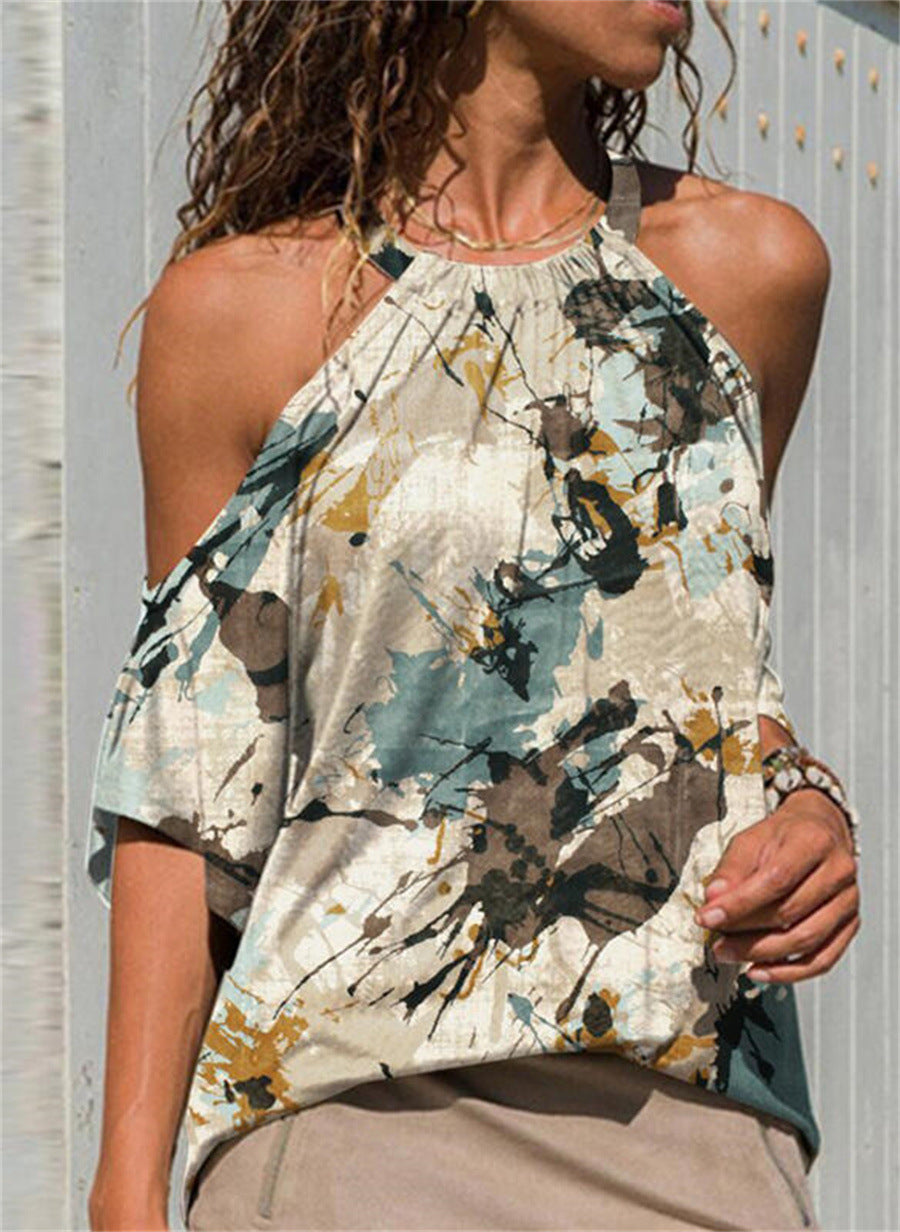 Women's Blouse Long Sleeve Blouses Printing Pocket Fashion Stripe - view 3