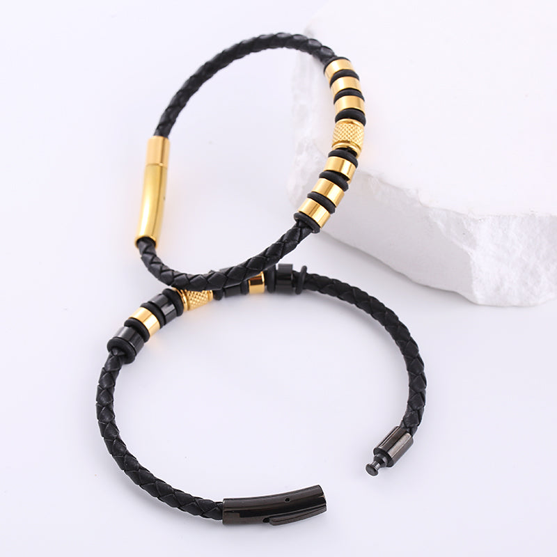 Fashion Stainless Steel Handmade Men's Bracelets - view 2