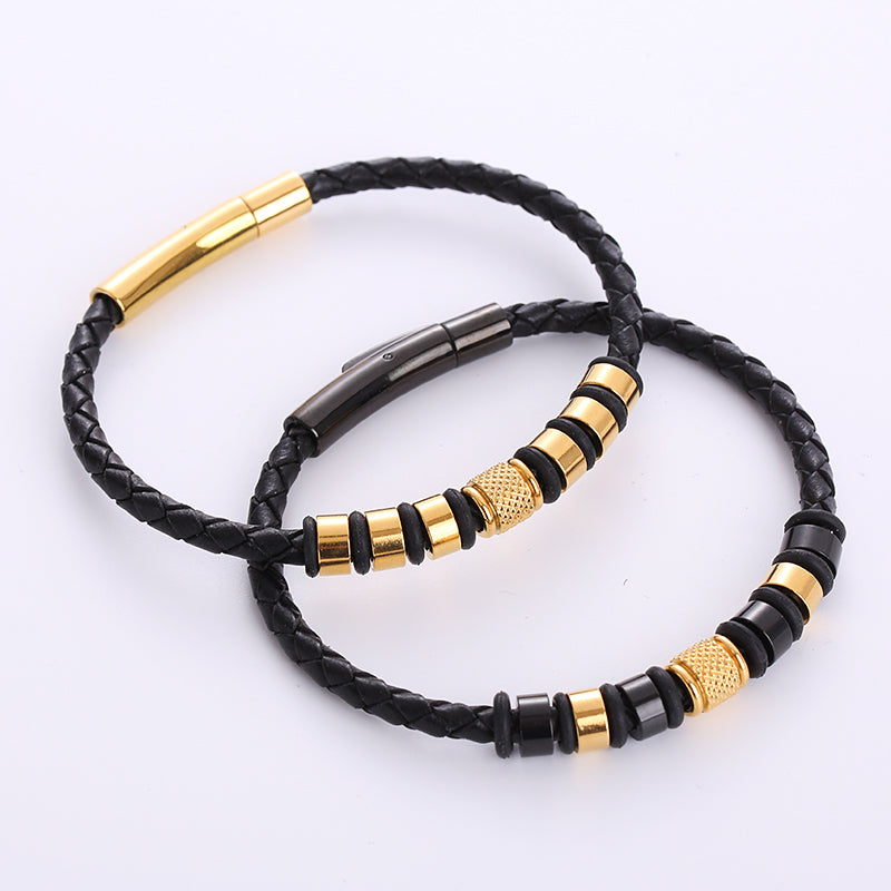 Fashion Stainless Steel Handmade Men's Bracelets - view 3