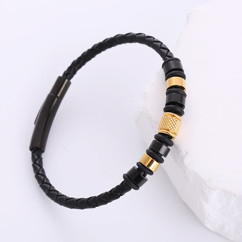 Fashion Stainless Steel Handmade Men's Bracelets - view 5