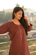 Silk kurti set