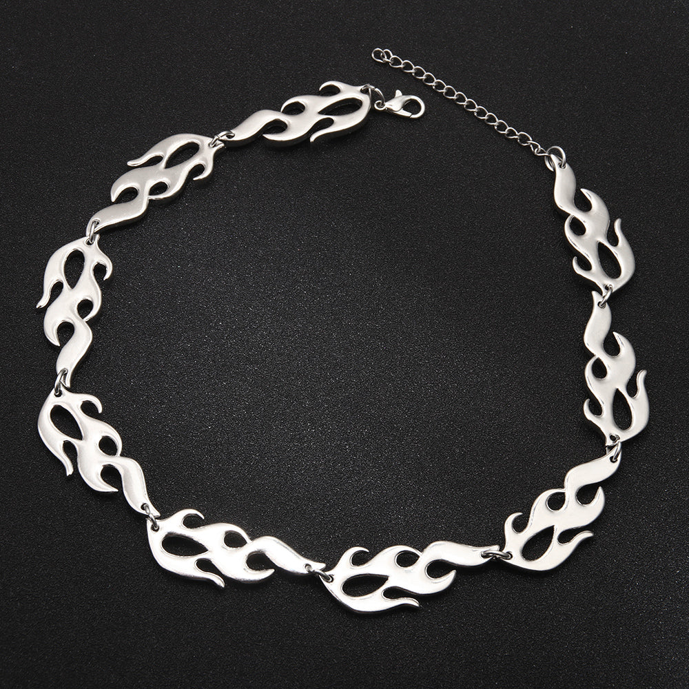 Fashion Flame Alloy Men's Necklace - view 2
