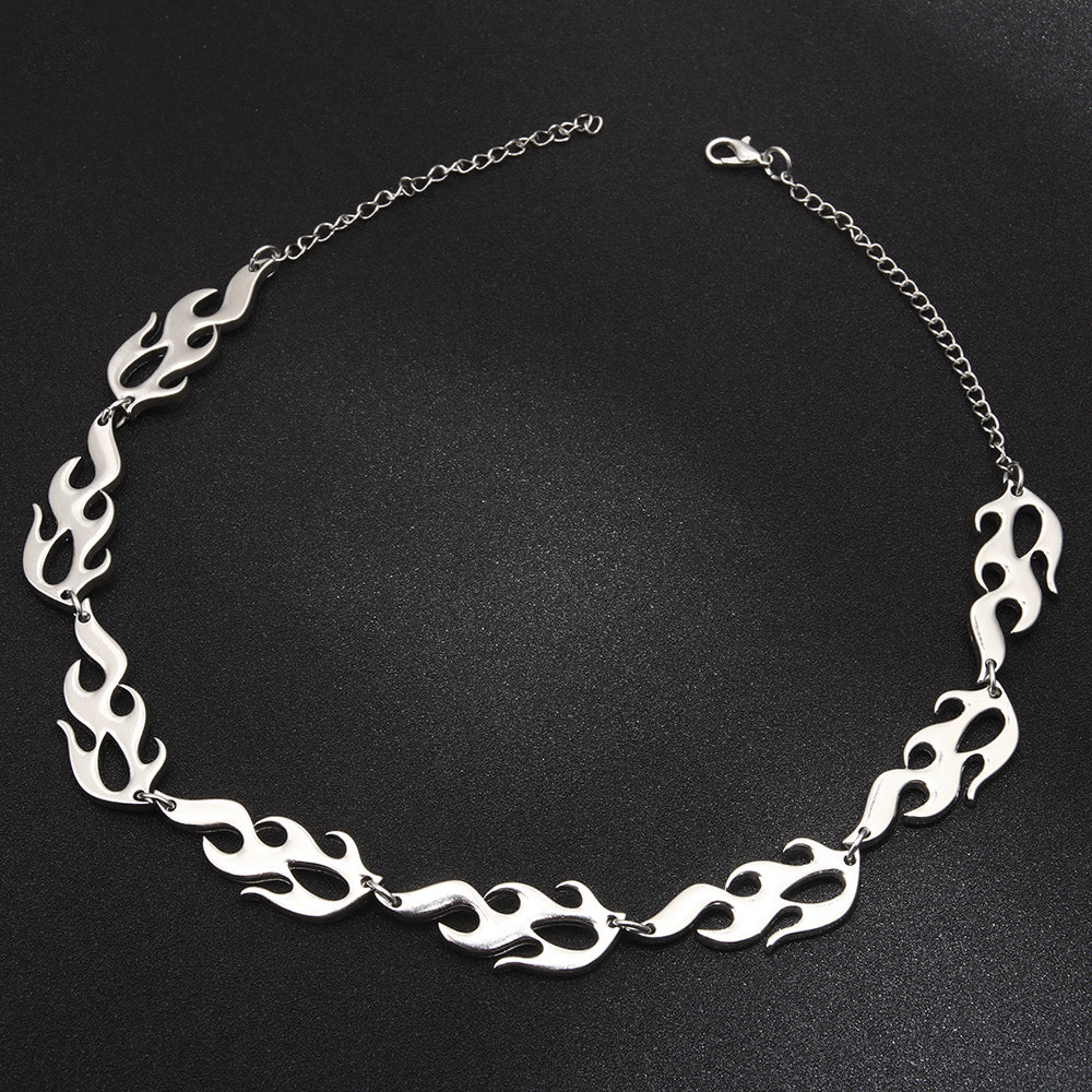 Fashion Flame Alloy Men's Necklace - view 4