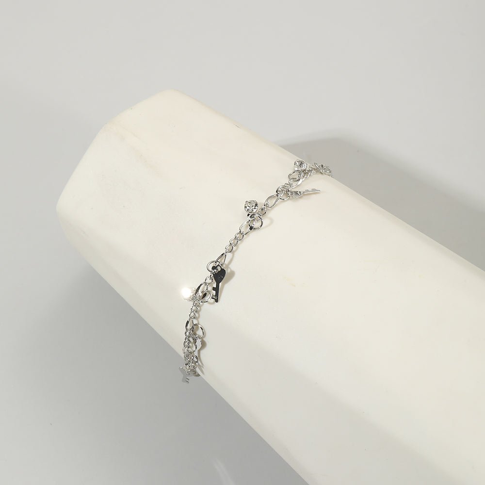Simple Style Key Alloy Wholesale Anklet - view 3