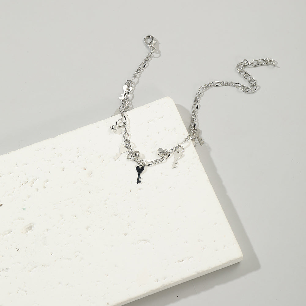 Simple Style Key Alloy Wholesale Anklet - view 4
