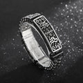 Rock Solid Color Stainless Steel Men'S Bracelets - front view