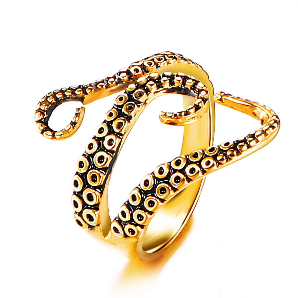 Casual Geometric 304 Stainless Steel Men'S Rings - front view