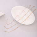 Korean Style Butterfly Copper Wholesale Anklet - front view