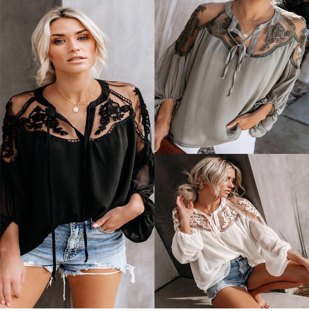 Wholesale Women'S Streetwear Solid Color Long Sleeve Blouses - view 4