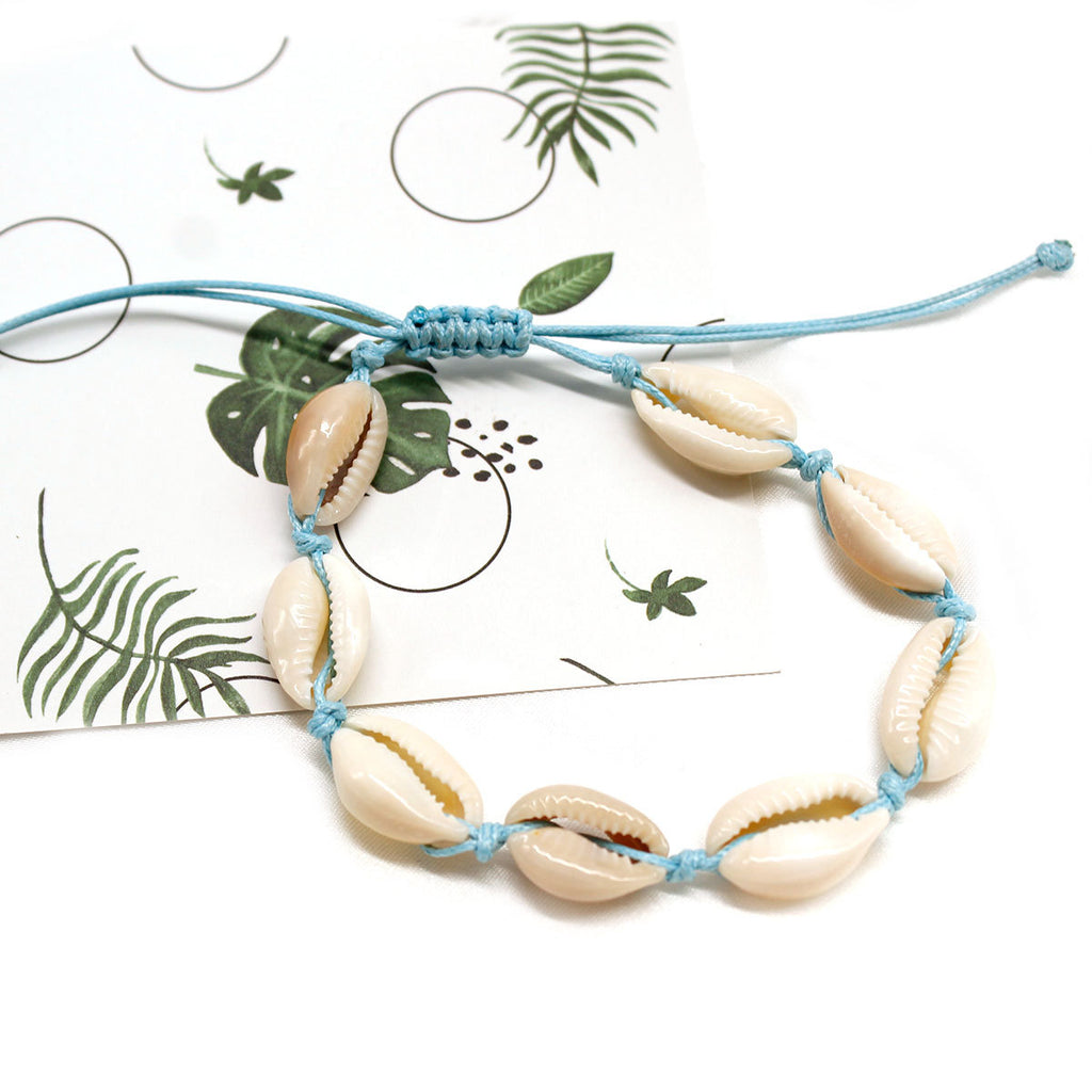Vacation Shell Shell Wholesale Anklet - front view