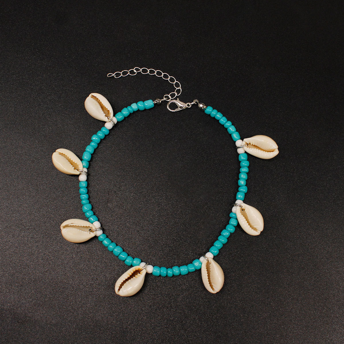Vacation Shell Shell Wholesale Anklet - front view