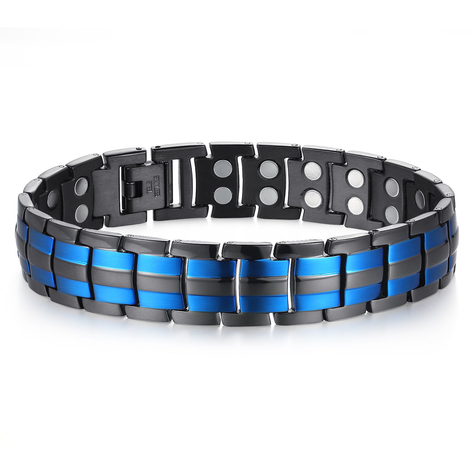 Retro Round Titanium Steel Men's Bracelets - view 2