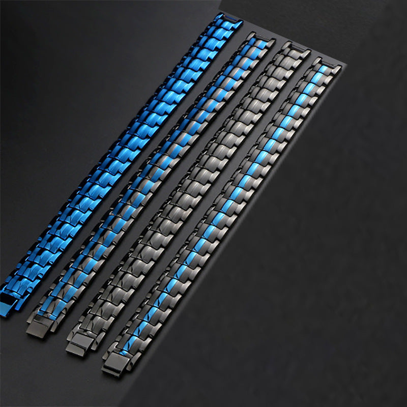 Retro Round Titanium Steel Men's Bracelets - view 4