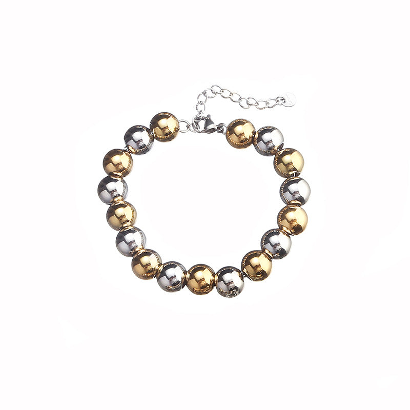 Retro Ball Stainless Steel Plating Men's Bracelets - view 2