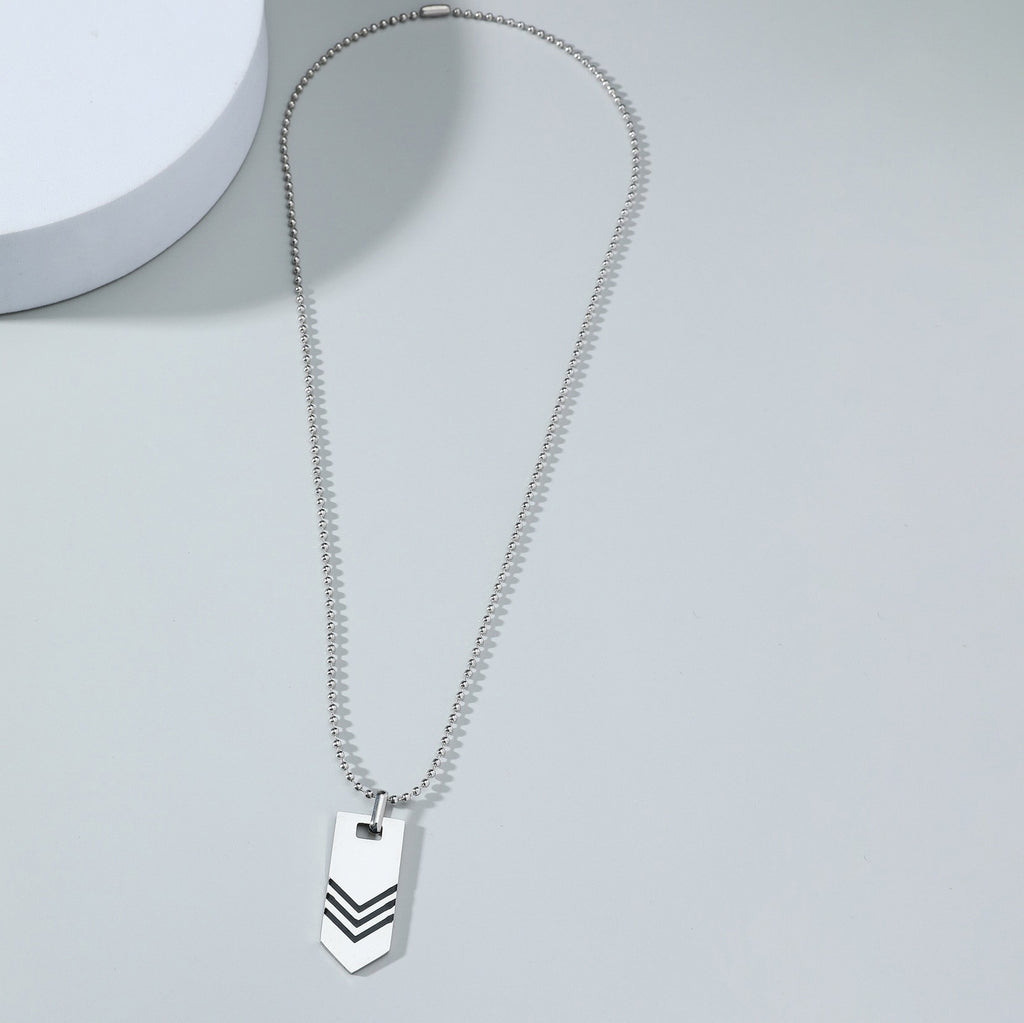 Casual Geometric Stainless Steel Men's Necklace - view 2