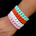 Streetwear Geometric Titanium Steel Stoving Varnish Men's Bracelets - front view