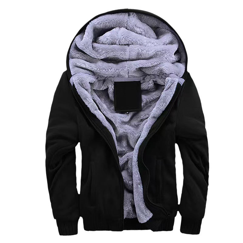 Wholesale Men'S Casual Solid Color Long Sleeve Men's Hoodies - view 2
