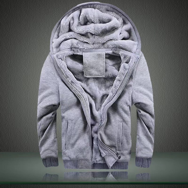 Wholesale Men'S Casual Solid Color Long Sleeve Men's Hoodies - view 3