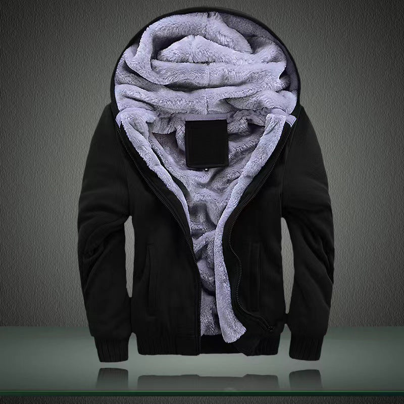 Wholesale Men'S Casual Solid Color Long Sleeve Men's Hoodies - view 5