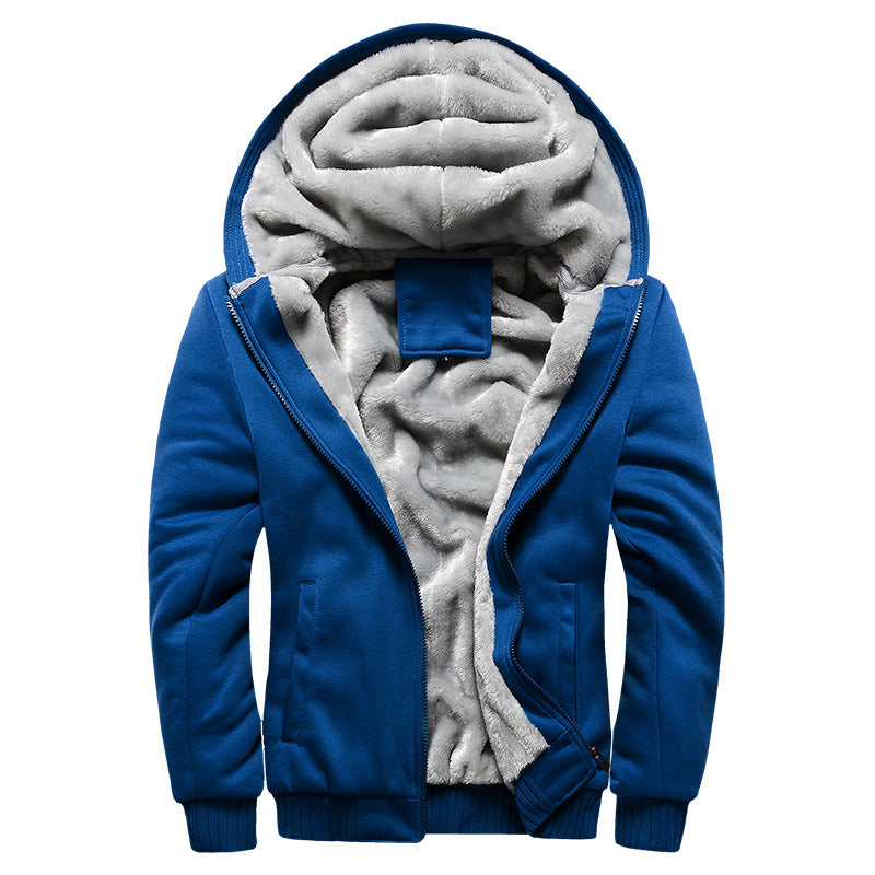 Wholesale Men's Fleece Hoodies Casual Solid Color Camouflage Long Sleeve Men's Hoodies - view 5